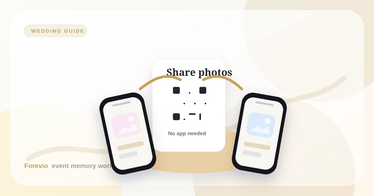 How to collect wedding guest photos with QR codes